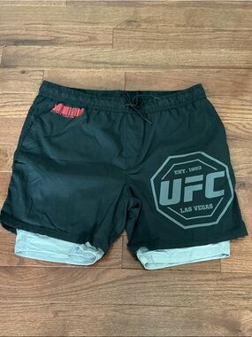 UFC Las Vegas Men’s Black Training Shorts NWT
